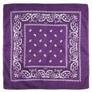 bandana violet pour femme