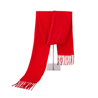 écharpe homme luxe rouge