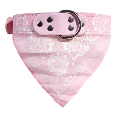 bandana pour chien rose pâle
