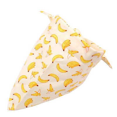 bandana chien banane