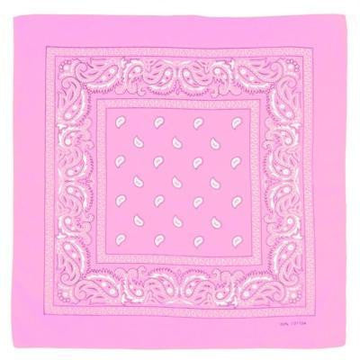 bandana rose pour femme