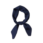 foulard carré bleu marine