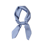 foulard carré bleu