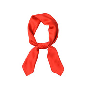 foulard carré rouge