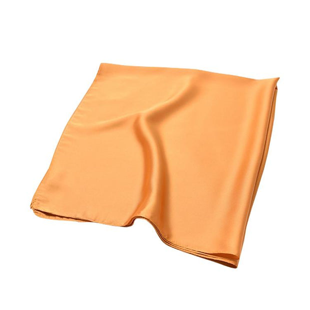 foulard carré orange 2